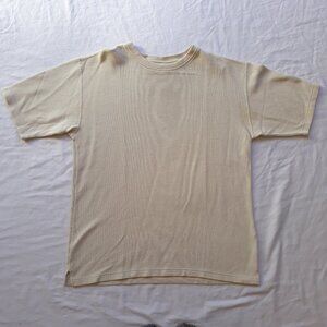 Vintage Tommy Bahama Silk Cotton blend Tee T-shirt cream white size L